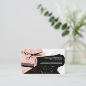 ヘアスタイリスト ツール | マーブル カラー ブロック 予約カード (スタンド正面)