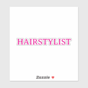 ヘアスタイリスト ピンク スパ サロン ウェディング シール