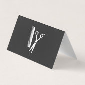 ヘアスタイリスト |モダン | 名刺 (裏面)