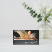 ヘアスタイリスト 名刺 (スタンド正面)