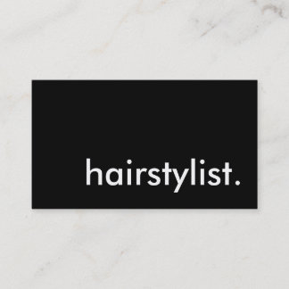 ヘアスタイリスト 名刺