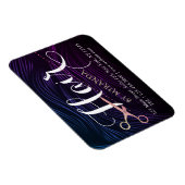 ヘアスタイリスト 美容師 ビューティー ローズゴールド はさみ マグネット (右側)