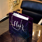 ヘアスタイリスト 美容師 ビューティー ローズゴールド はさみ ラージペーパーバッグ