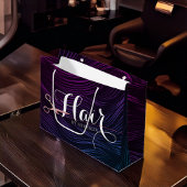 ヘアスタイリスト 美容師 ビューティー ローズゴールド はさみ ラージペーパーバッグ