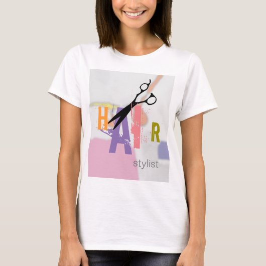 ヘアスタイリスト Tシャツ (正面)