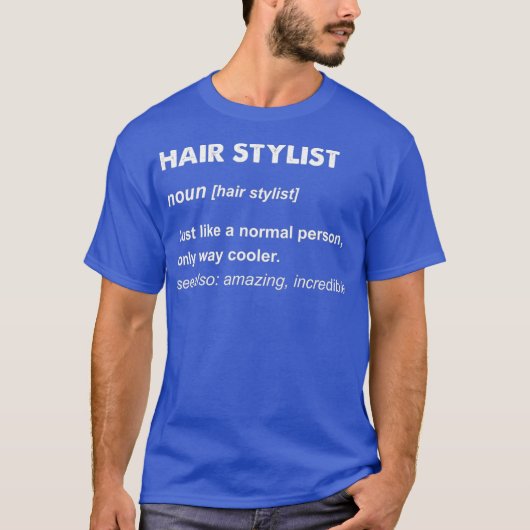 ヘアスタイリスト Tシャツ (正面)