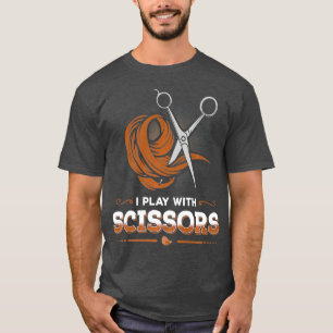 ヘアスタイリストI用ヘアサロンTシャ遊ツ Tシャツ