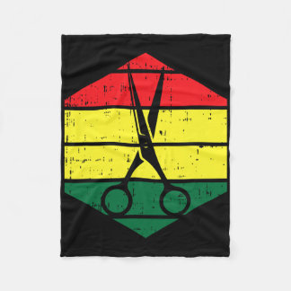 ヘアスタイリストJunetifich Blmブラックヒストリヘアスタイル フリースブランケット