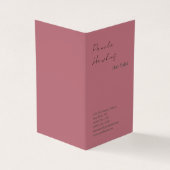 ヘアスタイリッシュプロフェッショナルプレーンバラ金ゴールドカラー 名刺 (外部)