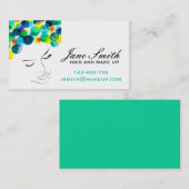 ヘアスタイリッシューとメイクアップスタイリストの名刺 名刺 (正面/裏面)