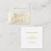 ヘアスタイリフェイクストグリッター及びホイフェイクル コーリングカード (正面/裏面)