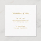 ヘアスタイリフェイクストグリッター及びホイフェイクル コーリングカード (裏面)