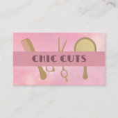 ヘアスタイリングツールサロン美しいスタイル 名刺 (正面)