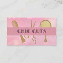 ヘアスタイリングツールサロン美しいスタイル 名刺