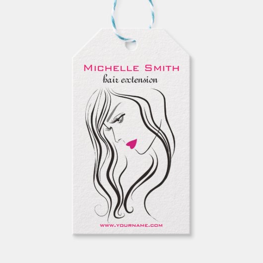 ヘアスタイリングブランディング ギフトタグ (正面)