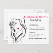 ヘアスタイリングブランディング ポストカード (正面/裏面)