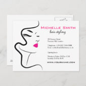 ヘアスタイリングブランディング ポストカード (正面/裏面)