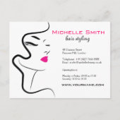 ヘアスタイリングブランディング ポストカード (正面)