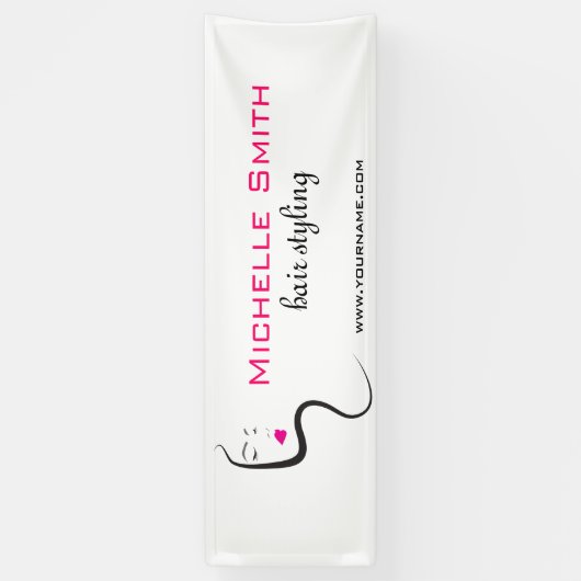 ヘアスタイリングブランディング 横断幕 (縦)