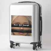 ヘアスタイリング会社の車両広告事業 シール (スーツケース)