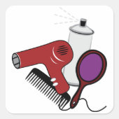 ヘアスタイリング用品 スクエアシール (正面)