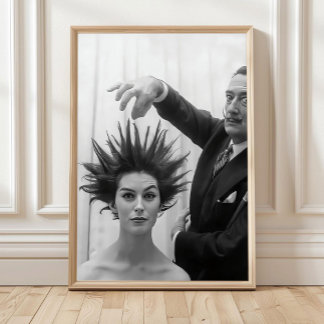 ヘアスタイルがひどい日のための壁掛けアート、面白いレトロな髪型のポスター、 ポスター