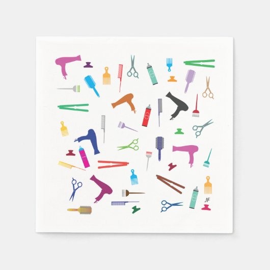 ヘアスタイルツール2 スタンダードカクテルナプキン (正面)