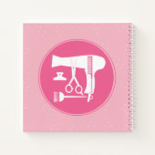 ヘアスタイルツール ノートブック (裏面)