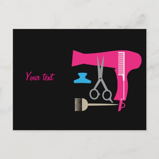 ヘアスタイルツール ポストカード (正面)
