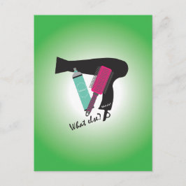 ヘアスタイルツール – 他に何か？ ポストカード