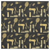 ヘアスタイル模様 ファブリック (見本)