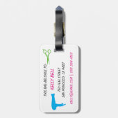 ヘアスタイル用具2 ラゲッジタグ (裏面縦)