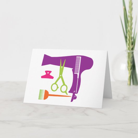 ヘアスタイル用具 カード (正面)