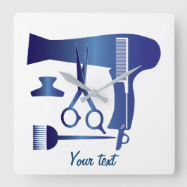 ヘアスタイル用具 スクエア壁時計