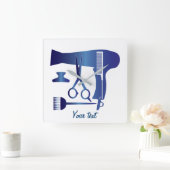 ヘアスタイル用具 スクエア壁時計 (ホーム)