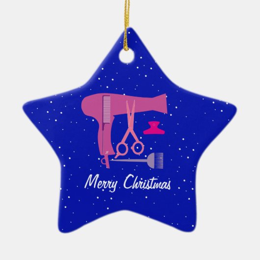 ヘアスタイル用具 セラミックオーナメント (正面)