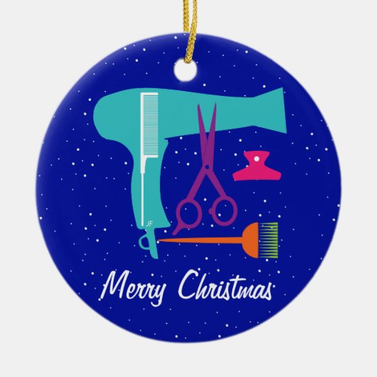 ヘアスタイル用具 セラミックオーナメント (正面)