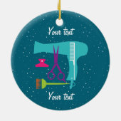 ヘアスタイル用具 セラミックオーナメント (裏面)