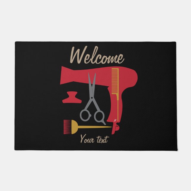 ヘアスタイル用具 ドアマット (正面)