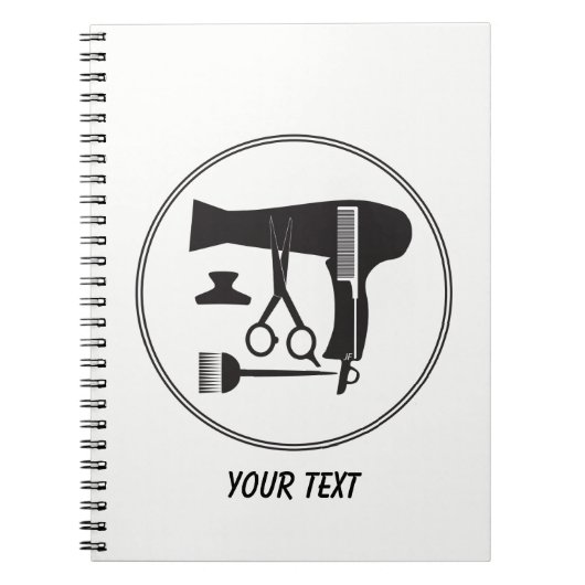 ヘアスタイル用具 ノートブック (正面)