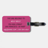 ヘアスタイル用具 ラゲッジタグ (裏面横)