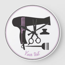 ヘアスタイル用具 ラージ壁時計