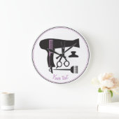 ヘアスタイル用具 ラージ壁時計 (ホーム)