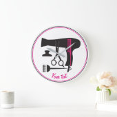 ヘアスタイル用具 ラージ壁時計 (ホーム)