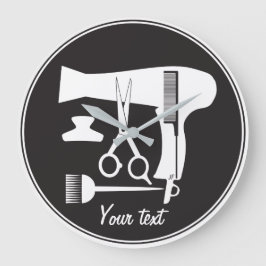 ヘアスタイル用具 ラージ壁時計