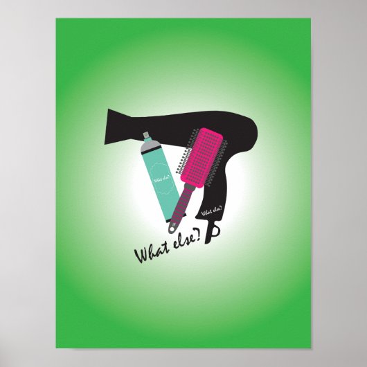 ヘアスタイル – 他に何か？ ポスター (正面)