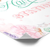 ヘアステーションスパパーティーメイクアップガール誕生日 ポスター (角)