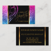 ヘアスパークラーインアガーリーグリッター 名刺 (正面/裏面)