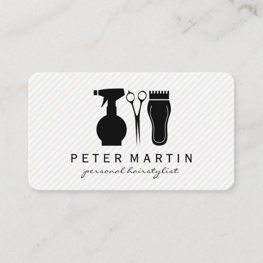 ヘアスプレーボトル、シアーズ、クリッパー 名刺 (正面)