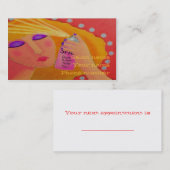 ヘアスプレー 予約カード (正面/裏面)